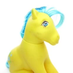 Hasbro Bubbles My Little Pony Vintage G1 Sitting Pose -Hasbro Fun Toys Yellow my little pony bubbles blue hair