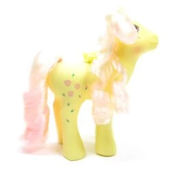 Hasbro Rosedust Flutter Pony Vintage G1 My Little Pony 9 Hasbro Rosedust Flutter Pony Vintage G1 My Little Pony -Hasbro Fun Toys Yellow my little pony pink roses hair mane tail