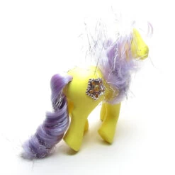 Hasbro Princess Starburst Amber Vintage G1 My Little Pony -Hasbro Fun Toys Yellow my little pony purple hair silver tinsel starburst