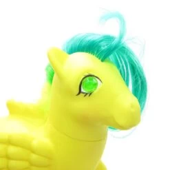 Hasbro Masquerade Twinkle Eyed My Little Pony Vintage G1 -Hasbro Fun Toys Yellow twinkle eyed pony green blue hair masquerade
